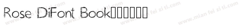 Rose DiFont Book字体转换